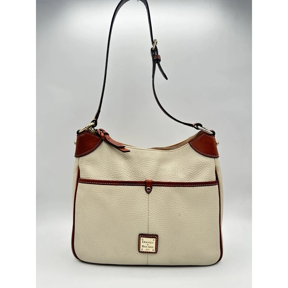 Dooney & Bourke Pebble Grain Rebecca Hobo Shoulder Bag – Classic & Stylish
